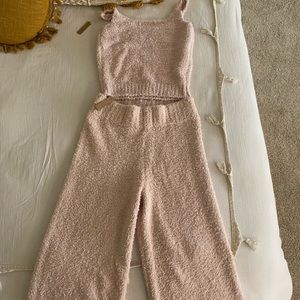 SKIMS Cozy Knit Set in Dusk